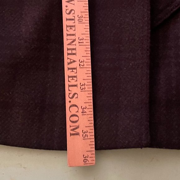 NWT New Wool Plaid Banana Republic Coat - Small - Picture 7 of 10